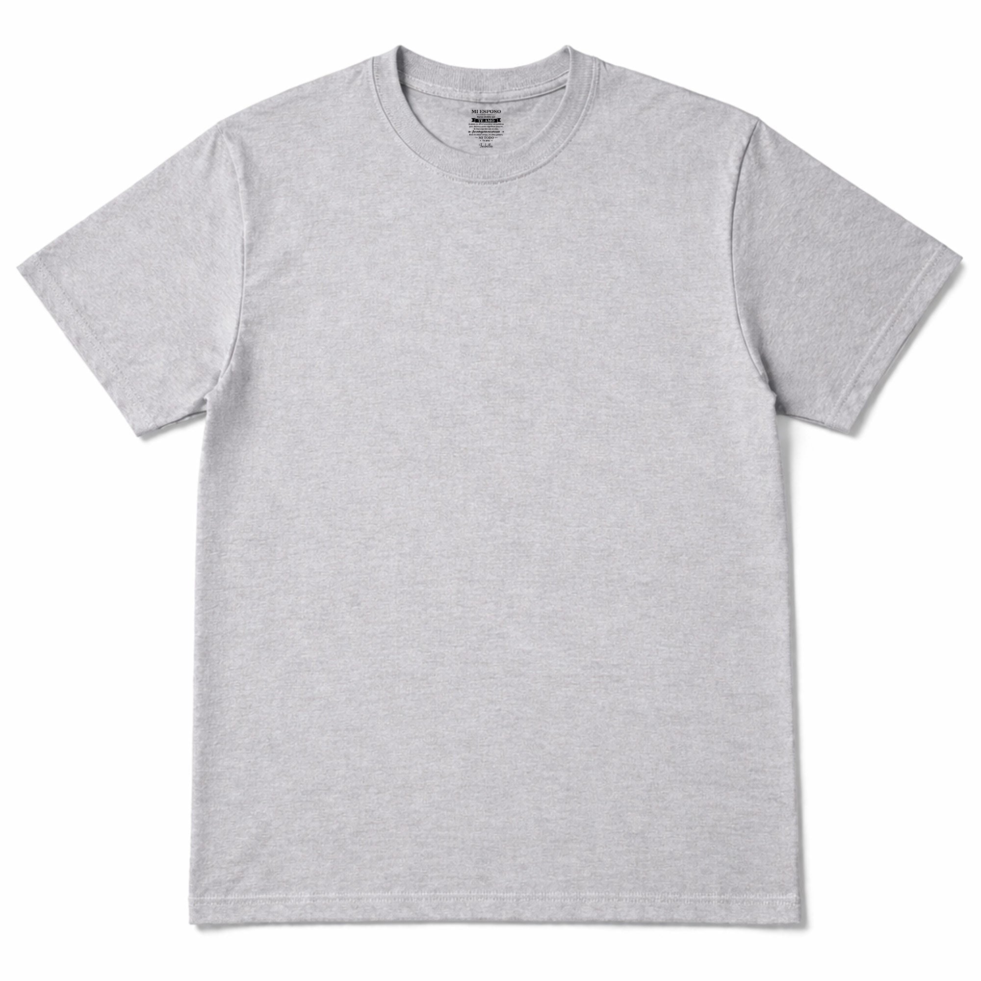 Personalized Inside Neck Print T-Shirt Gift for Husband