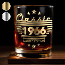 Load image into Gallery viewer, Personalized 3D Effect Whiskey Glass Custom Gift for Dad
