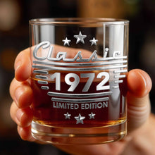 Load image into Gallery viewer, Personalized 3D Effect Whiskey Glass Custom Gift for Dad
