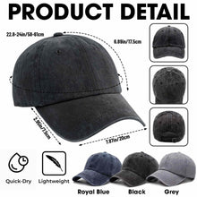 Load image into Gallery viewer, Personalized Washed Denim Cap Custom Groom Club Gift for Him
