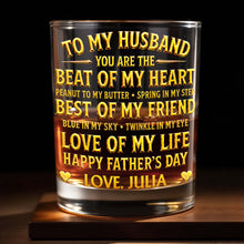 Load image into Gallery viewer, Personalized Custom Whiskey Glass Unique Gift for Husband
