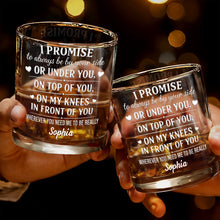 Load image into Gallery viewer, Personalized Custom Whiskey Glass Romantic Heart Design Gift for Husband
