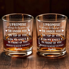 Load image into Gallery viewer, Personalized Custom Whiskey Glass Romantic Heart Design Gift for Husband
