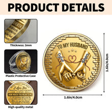 Load image into Gallery viewer, Personalized Commemorative Coin for Husband Anniversary Gift
