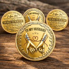 Load image into Gallery viewer, Personalized Commemorative Coin for Husband Anniversary Gift

