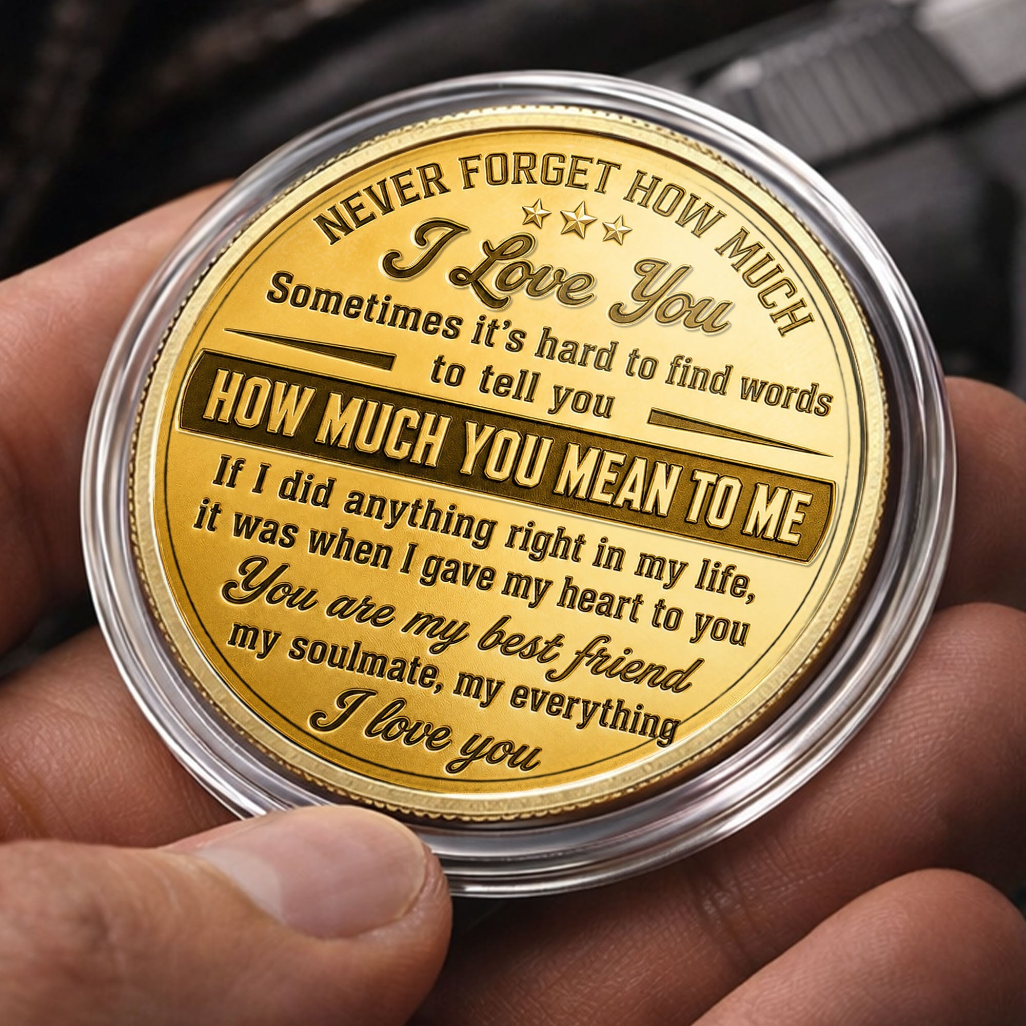 Personalized Commemorative Coin for Husband Anniversary Gift