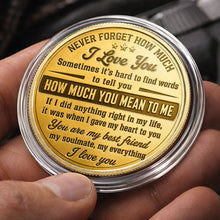 Load image into Gallery viewer, Personalized Commemorative Coin for Husband Anniversary Gift
