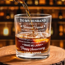 Load image into Gallery viewer, Personalized Custom Whiskey Glass for Husband - Elegant Gift

