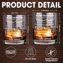 Load image into Gallery viewer, Personalized Custom Whiskey Glass for Husband - Elegant Gift
