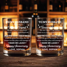 Load image into Gallery viewer, Personalized Custom Whiskey Glass for Husband - Elegant Gift
