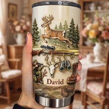 Load image into Gallery viewer, Personalized Hunting Tumbler Custom Name Gift for Dad 20oz
