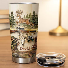 Load image into Gallery viewer, Personalized Hunting Tumbler Custom Name Gift for Dad 20oz
