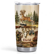 Load image into Gallery viewer, Personalized Hunting Tumbler Custom Name Gift for Dad 20oz
