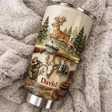 Load image into Gallery viewer, Personalized Hunting Tumbler Custom Name Gift for Dad 20oz

