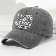 Load image into Gallery viewer, Personalized Washed Denim Cap Custom Name Gift for Dad
