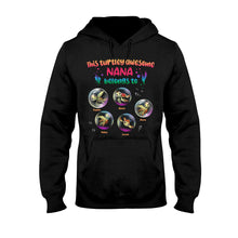 Load image into Gallery viewer, Personalized Turtley Awesome Nana T-shirt Custom Family Gift
