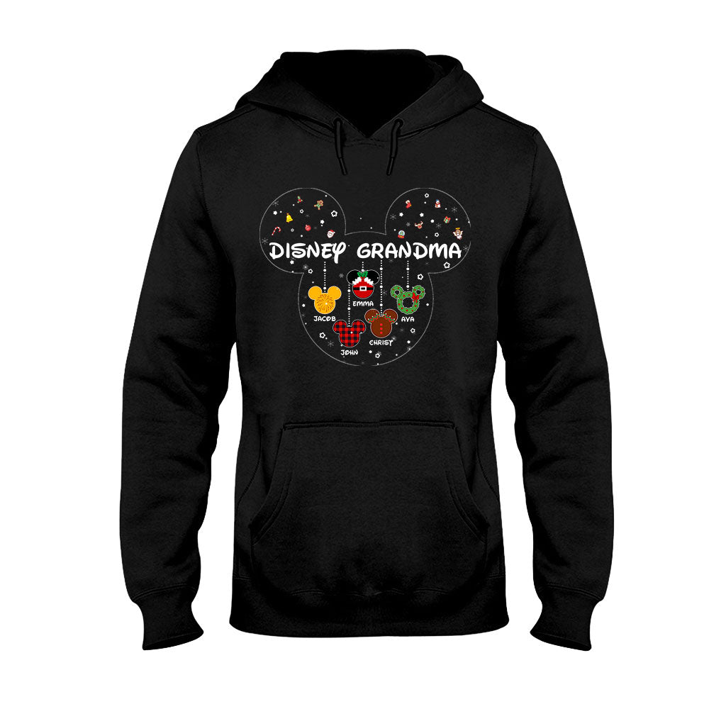 Personalized Christmas T-shirt and Hoodie for Grandma