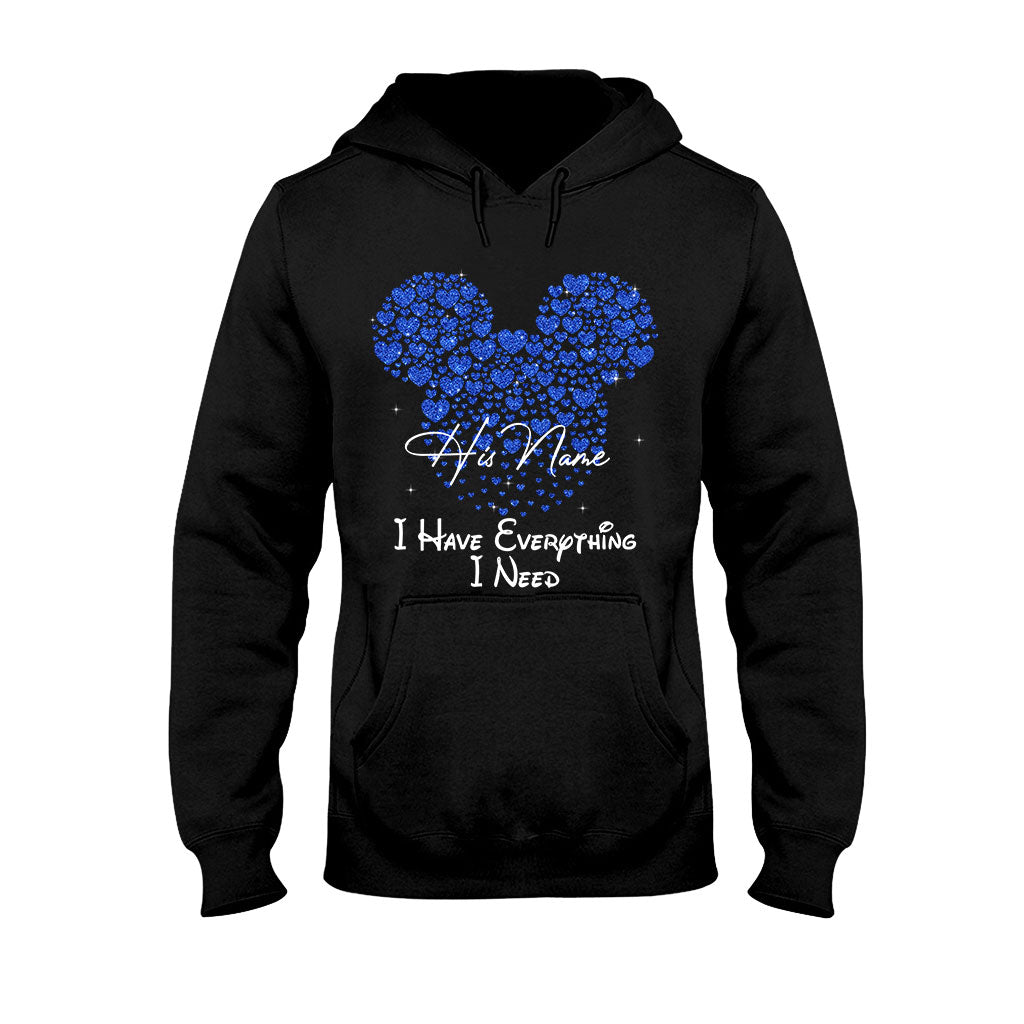 Personalized Mouse T-shirt & Hoodie Custom Name Gift for Couples
