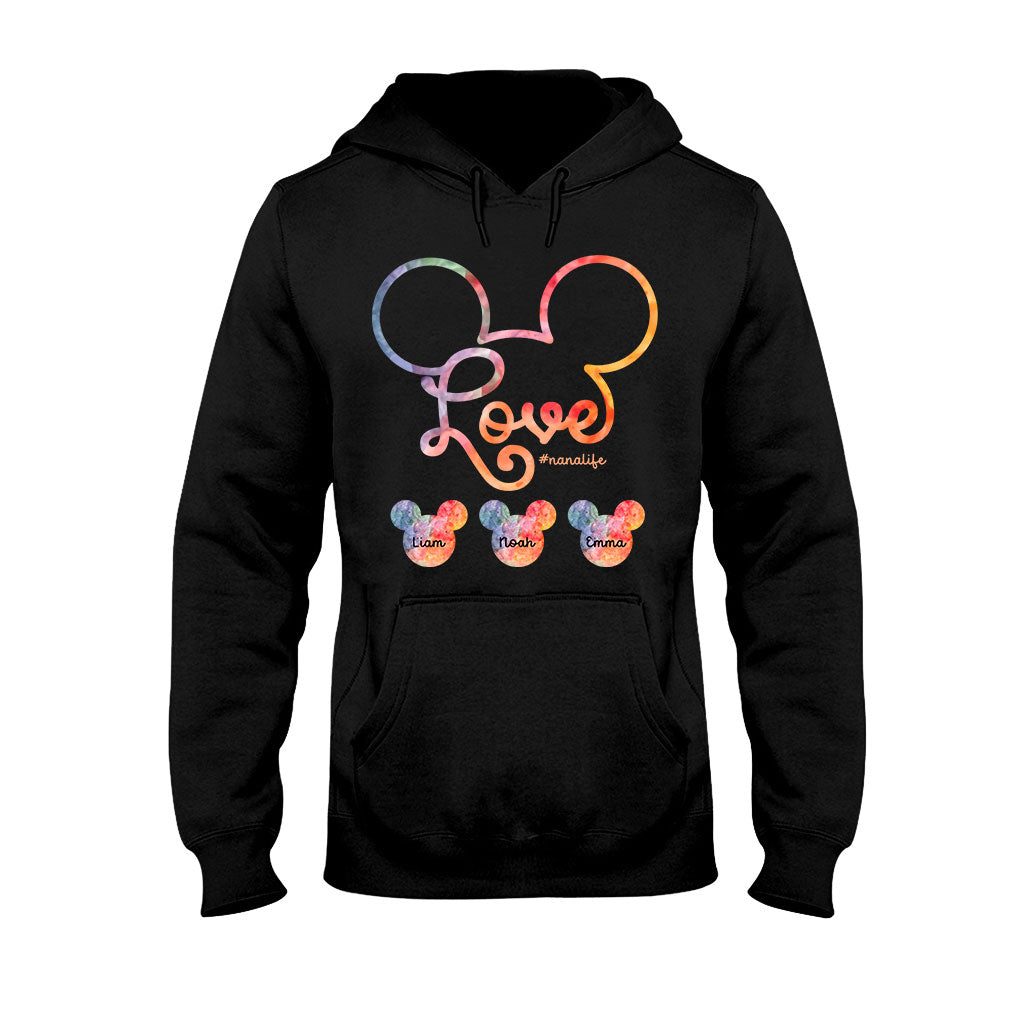 Personalized Grandma T-shirt and Hoodie with Love Design