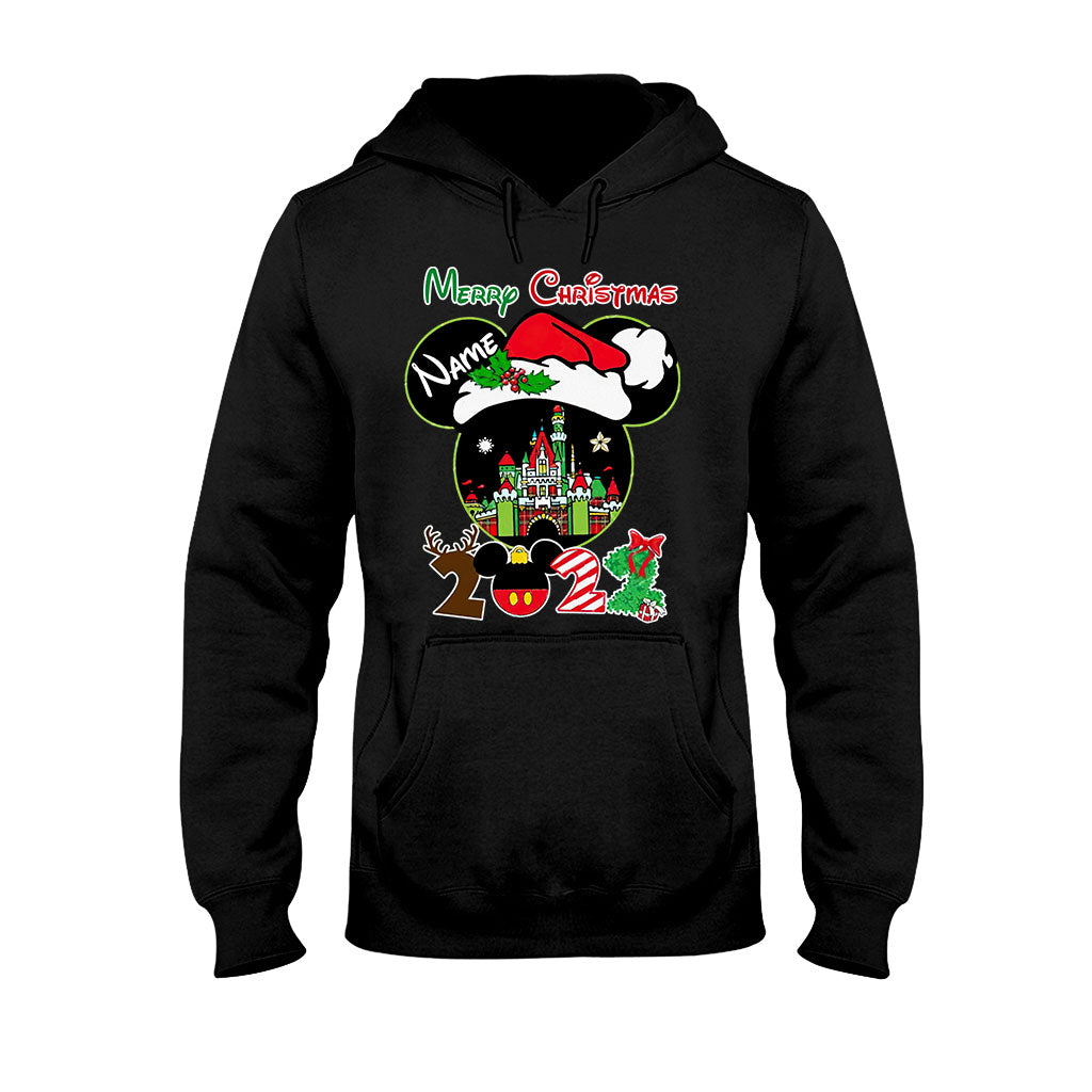 Personalized Christmas Mouse T-shirt & Hoodie Custom Name Gift