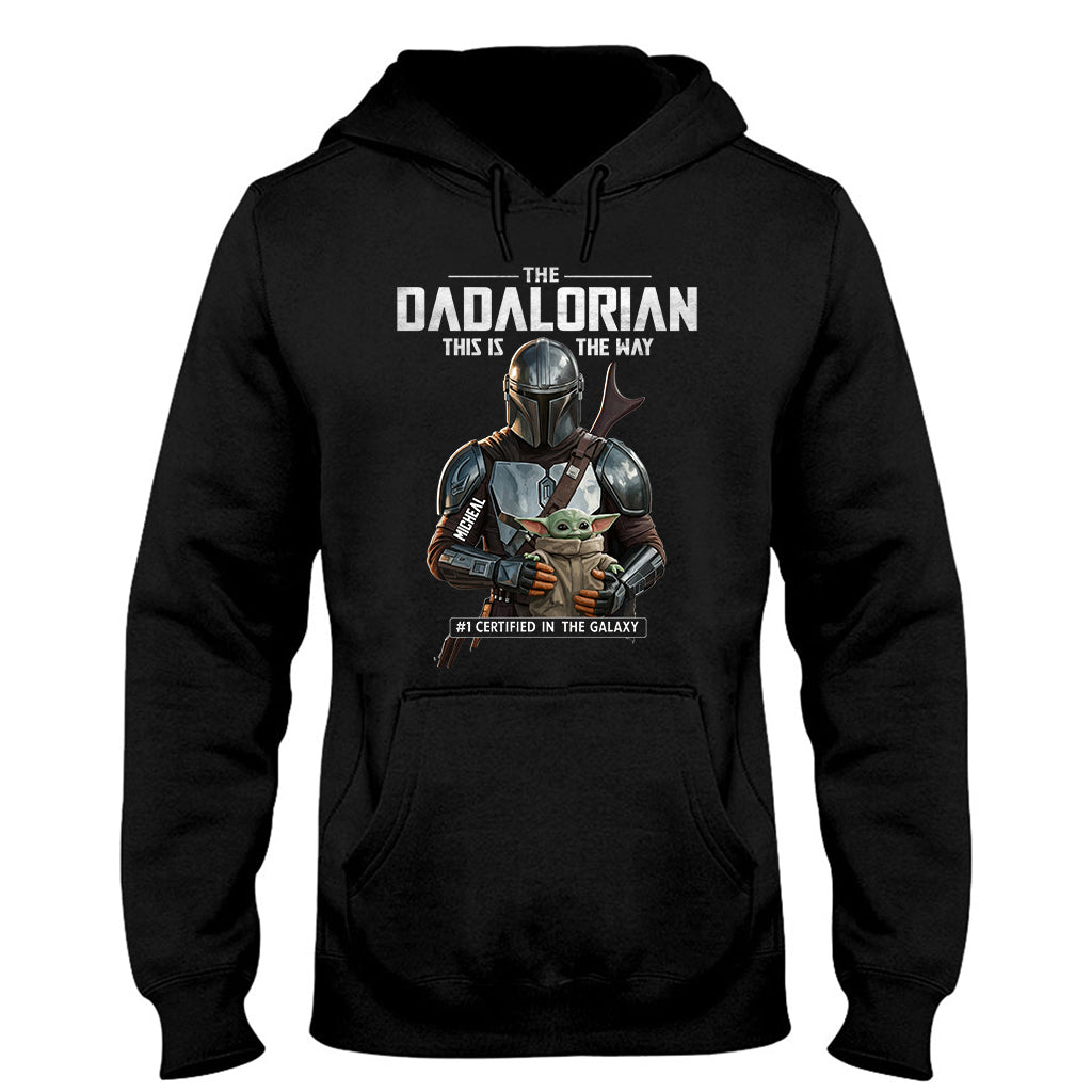 Personalized Dadalorian This Is The Way T-shirt & Hoodie Gift for Dad