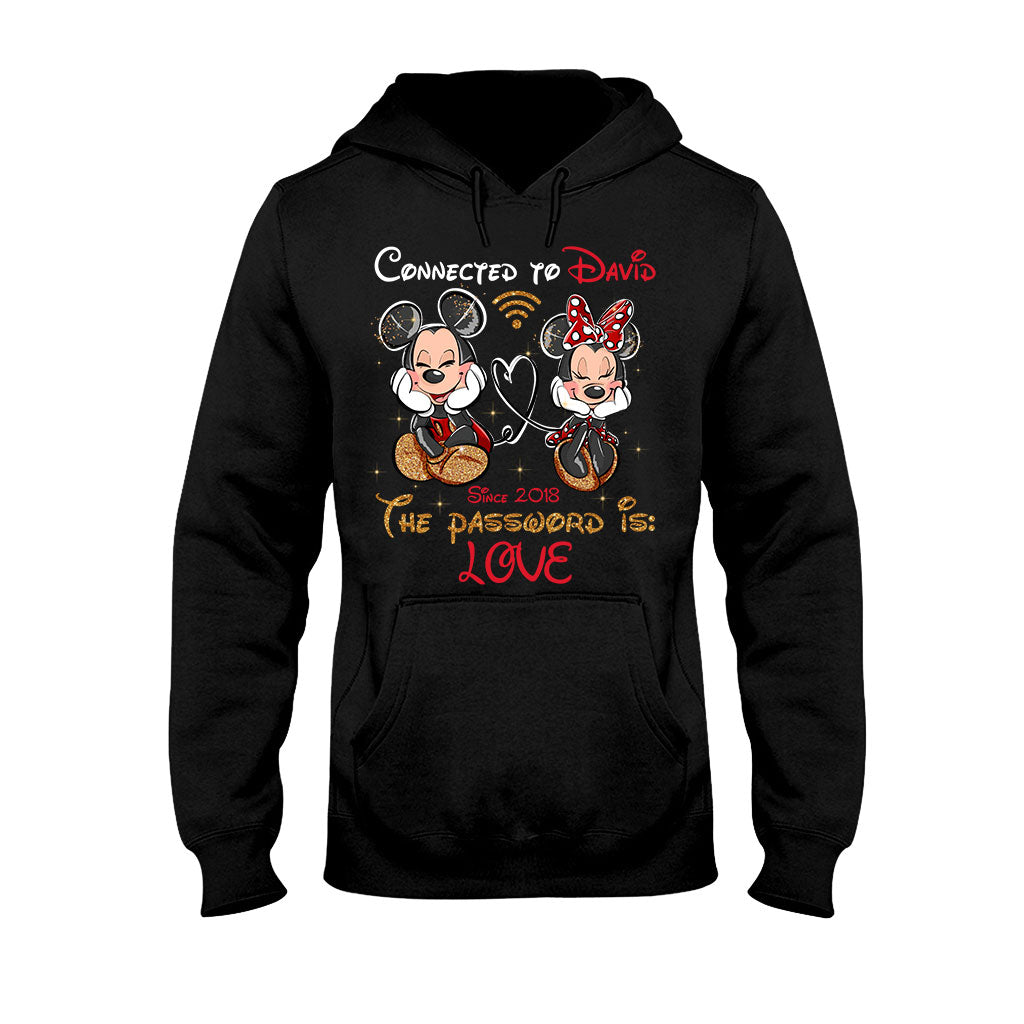 Personalized Couple T-shirt and Hoodie with Custom Names & Year