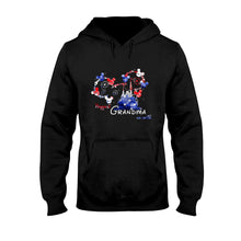 Load image into Gallery viewer, Personalized Happiest Grandma Independence Day T-shirt &amp; Hoodie Gift
