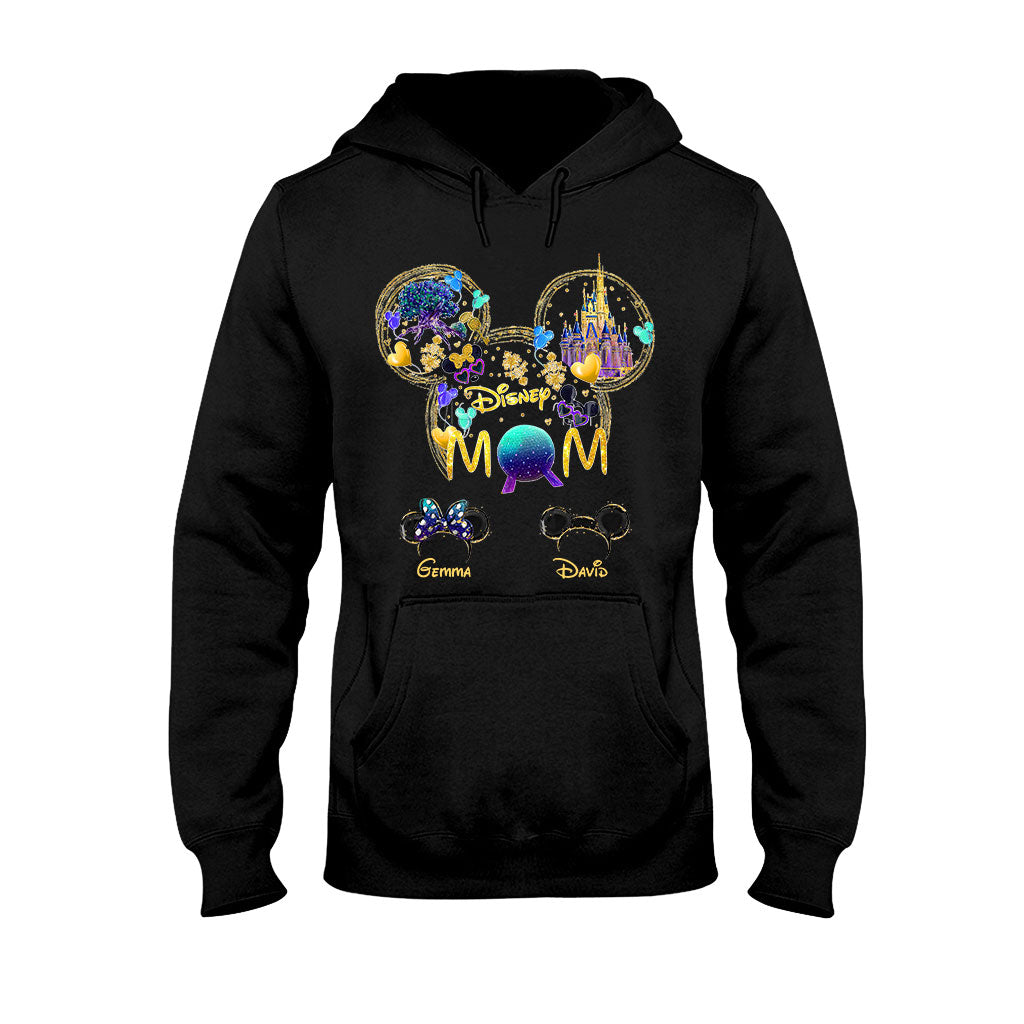 Personalized Disney Mom T-shirt Custom Name Gift for Mother's Day