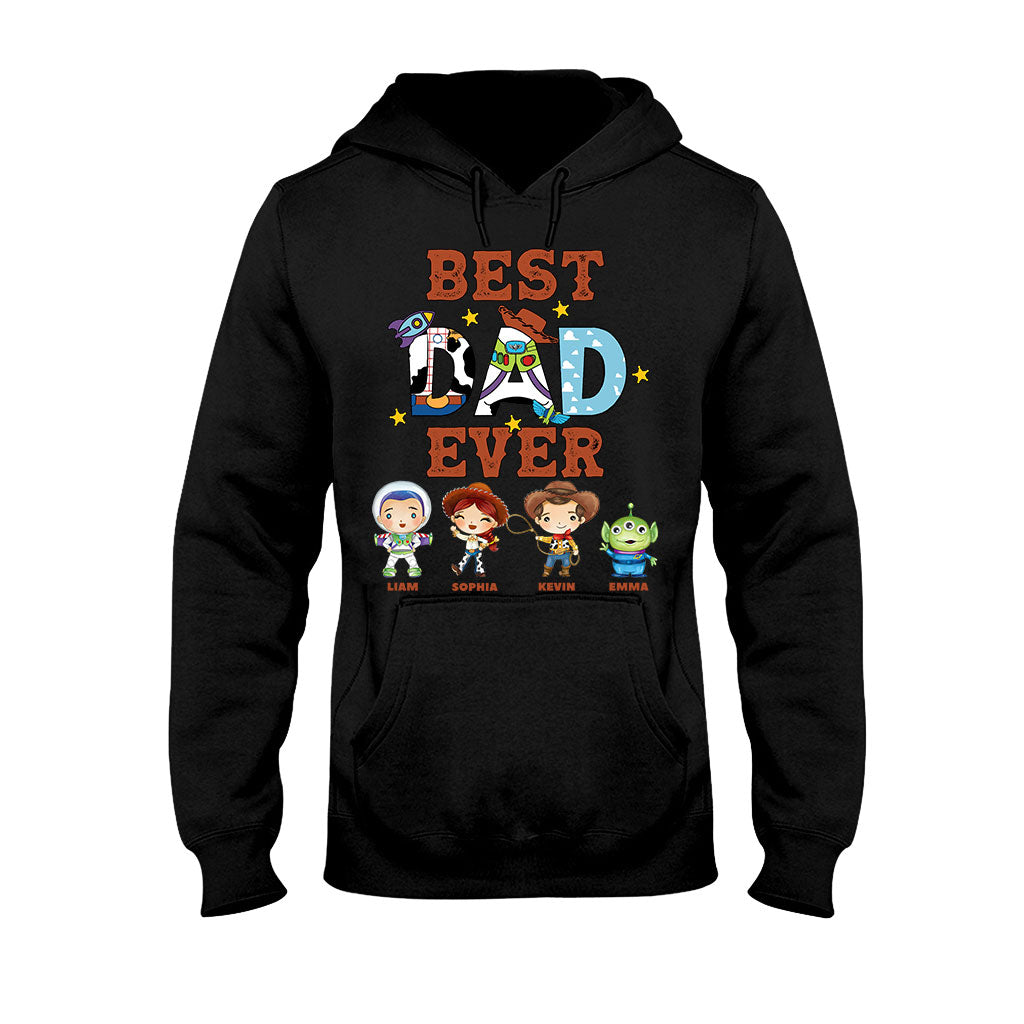 Personalized Best Dad Ever T-shirt and Hoodie Gift for Father's Day
