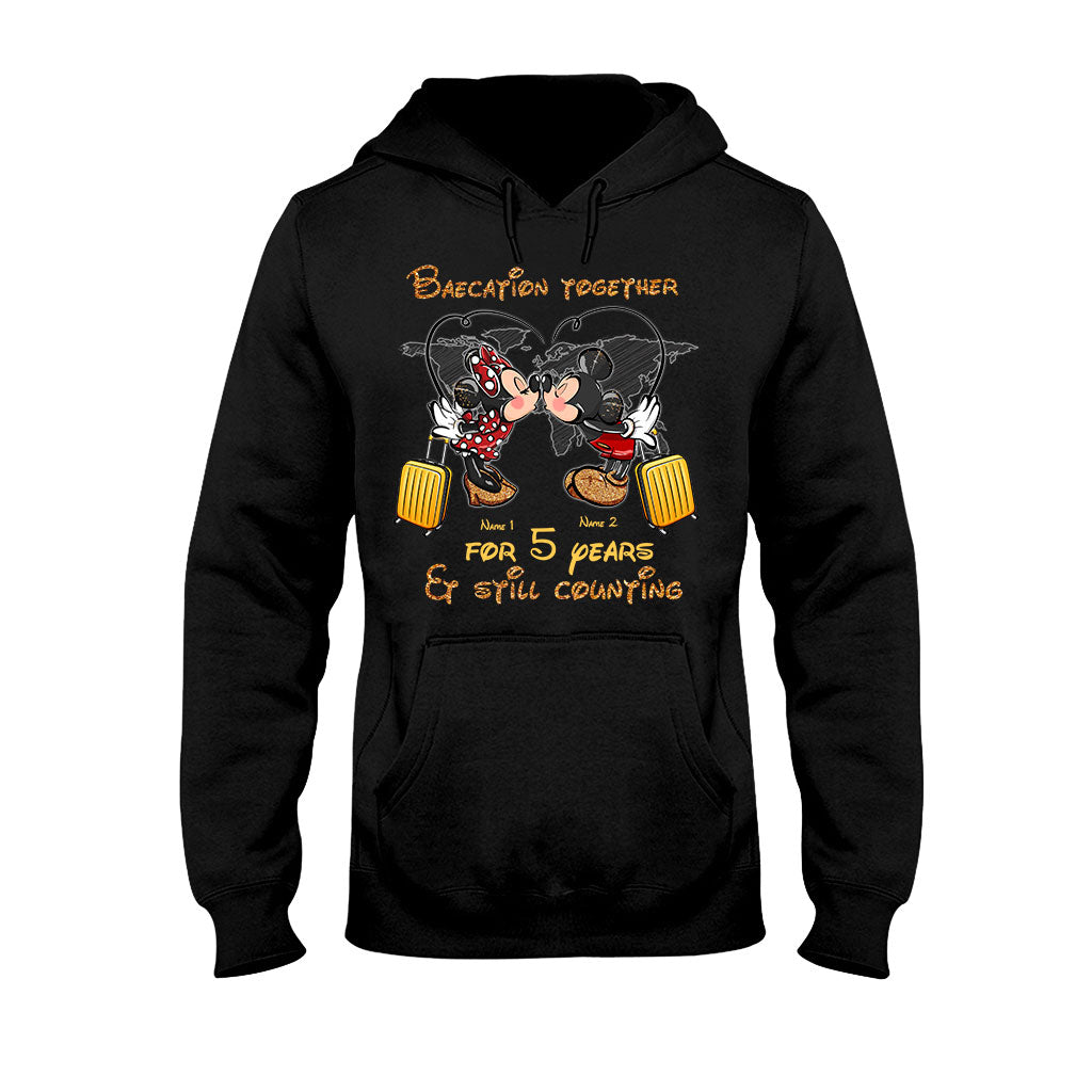 Personalized Couple Travel T-shirt & Hoodie Custom Name Gift