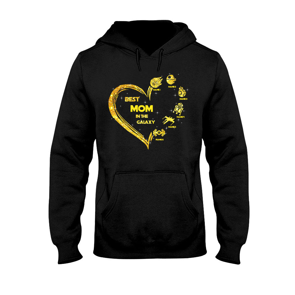 Personalized Best Mom in the Galaxy T-shirt & Hoodie Gift