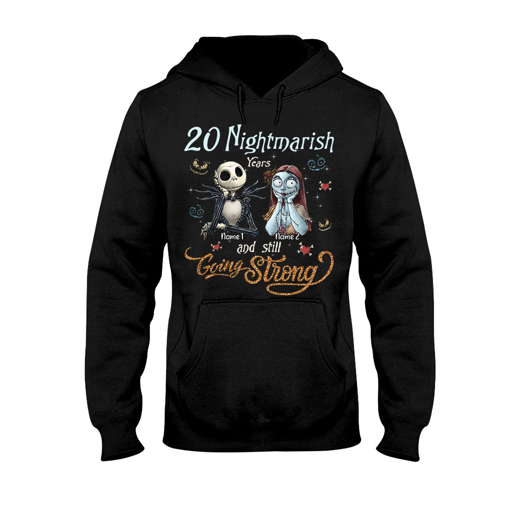 Personalized Couple T-Shirt & Hoodie Nightmare Gift for Anniversary