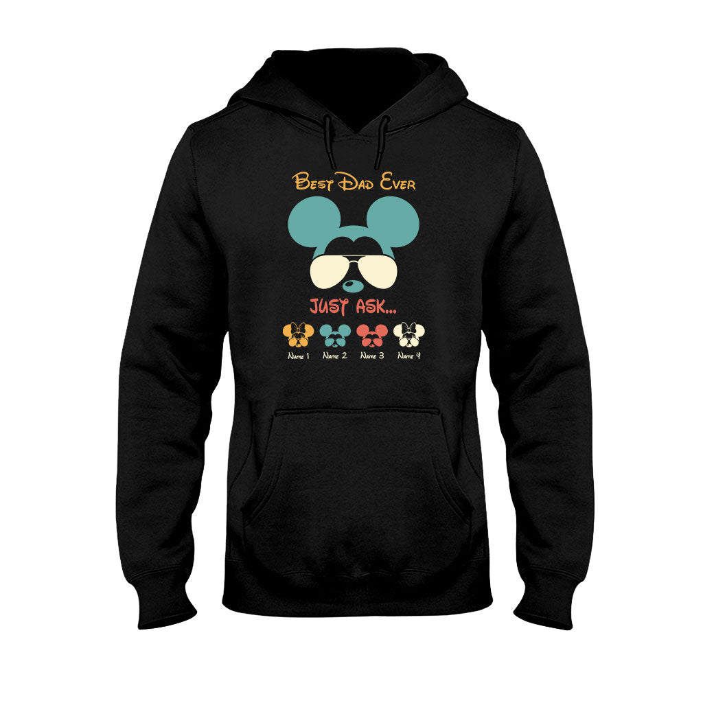 Personalized Father's Day Mouse T-Shirt & Hoodie Gift for Dad
