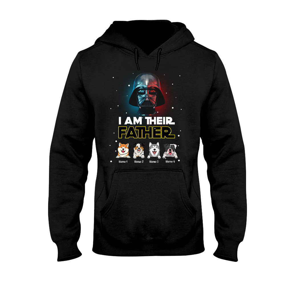 Personalized Dog Dad T-Shirt and Hoodie - I Am Their Father Gift