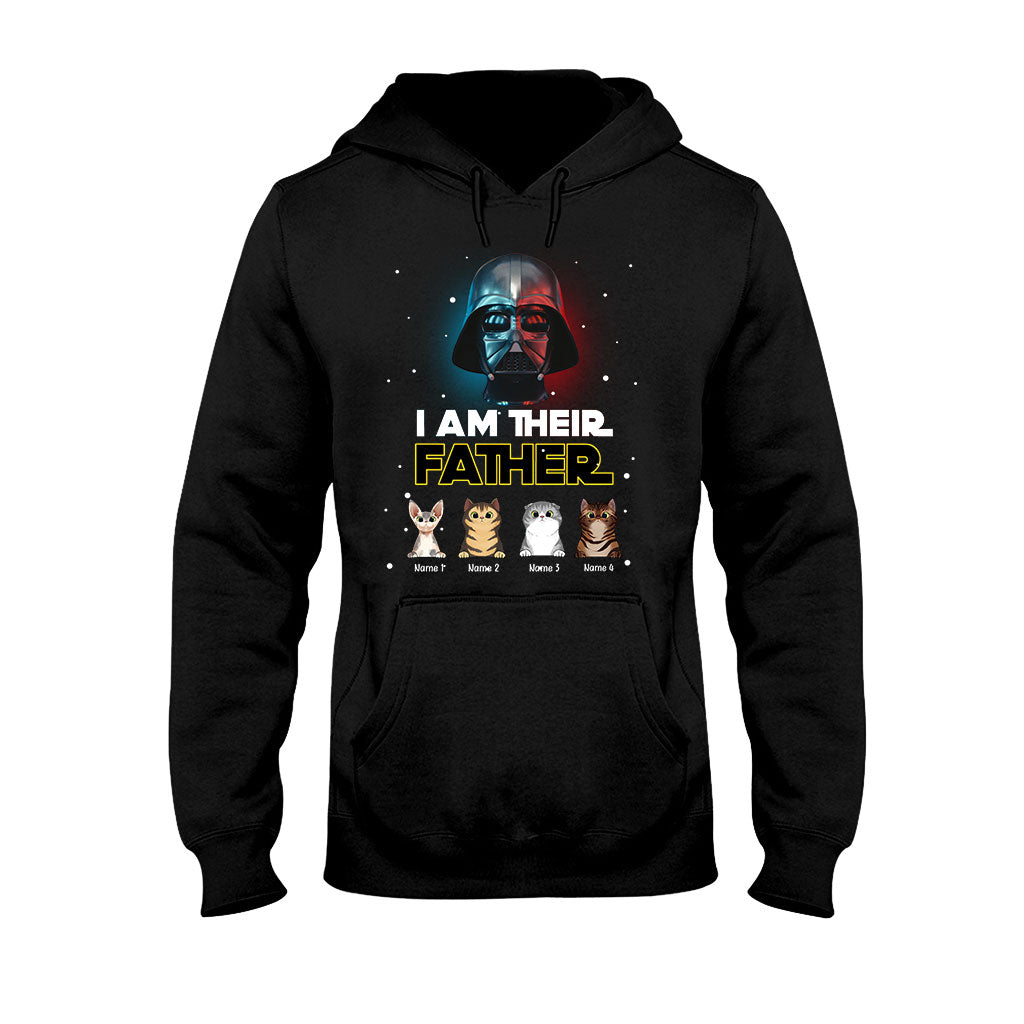 Personalized Cat T-shirt & Hoodie Gift for Dad | I Am Their Father