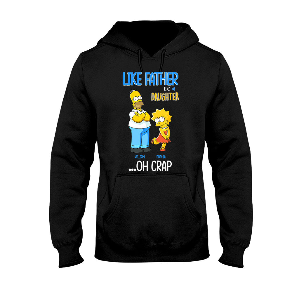 Personalized Father Daughter T-shirt and Hoodie Custom Name Gift
