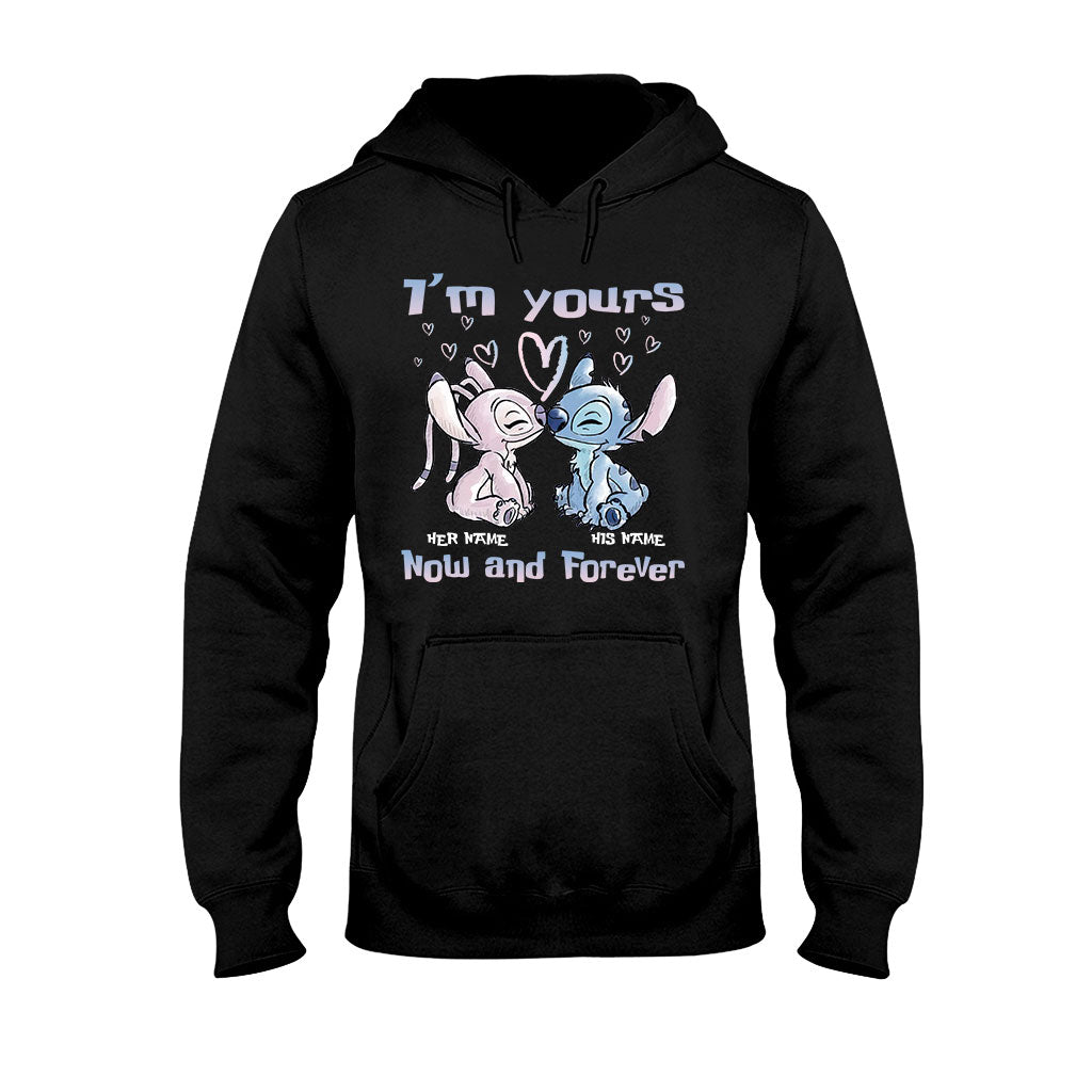 Personalized Ohana Couples T-shirt & Hoodie Gift Set