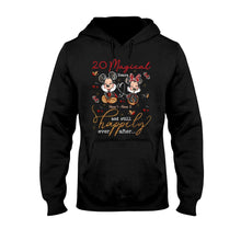 Load image into Gallery viewer, Personalized Couple T-shirt and Hoodie with Names for Anniversary Gift
