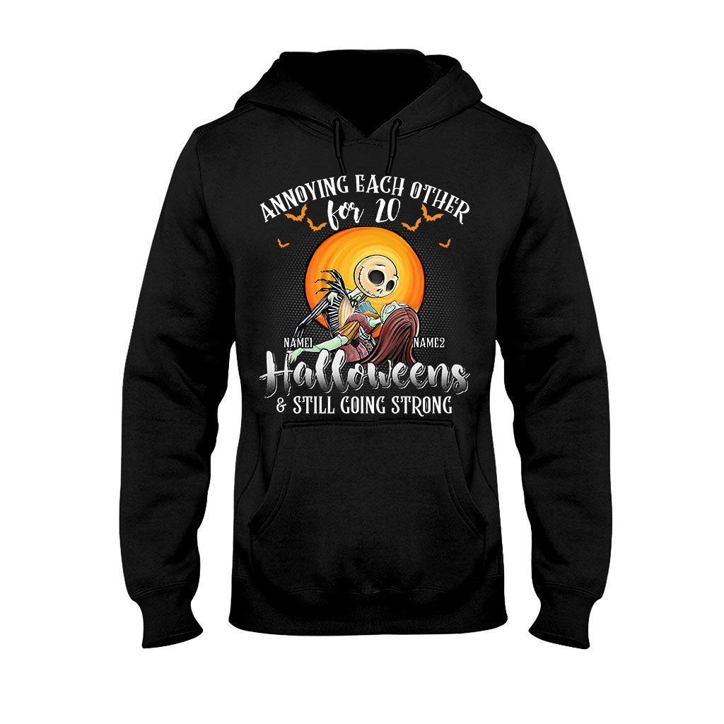 Personalized Halloween T-shirt & Hoodie Custom Names Gift