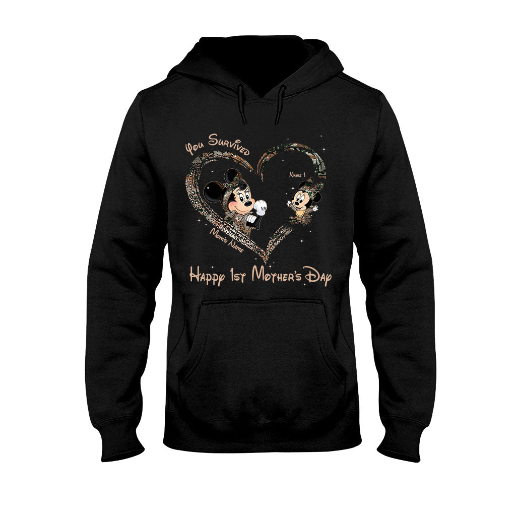 Personalized Mother's Day T-shirt & Hoodie You Survived Gift for Mom