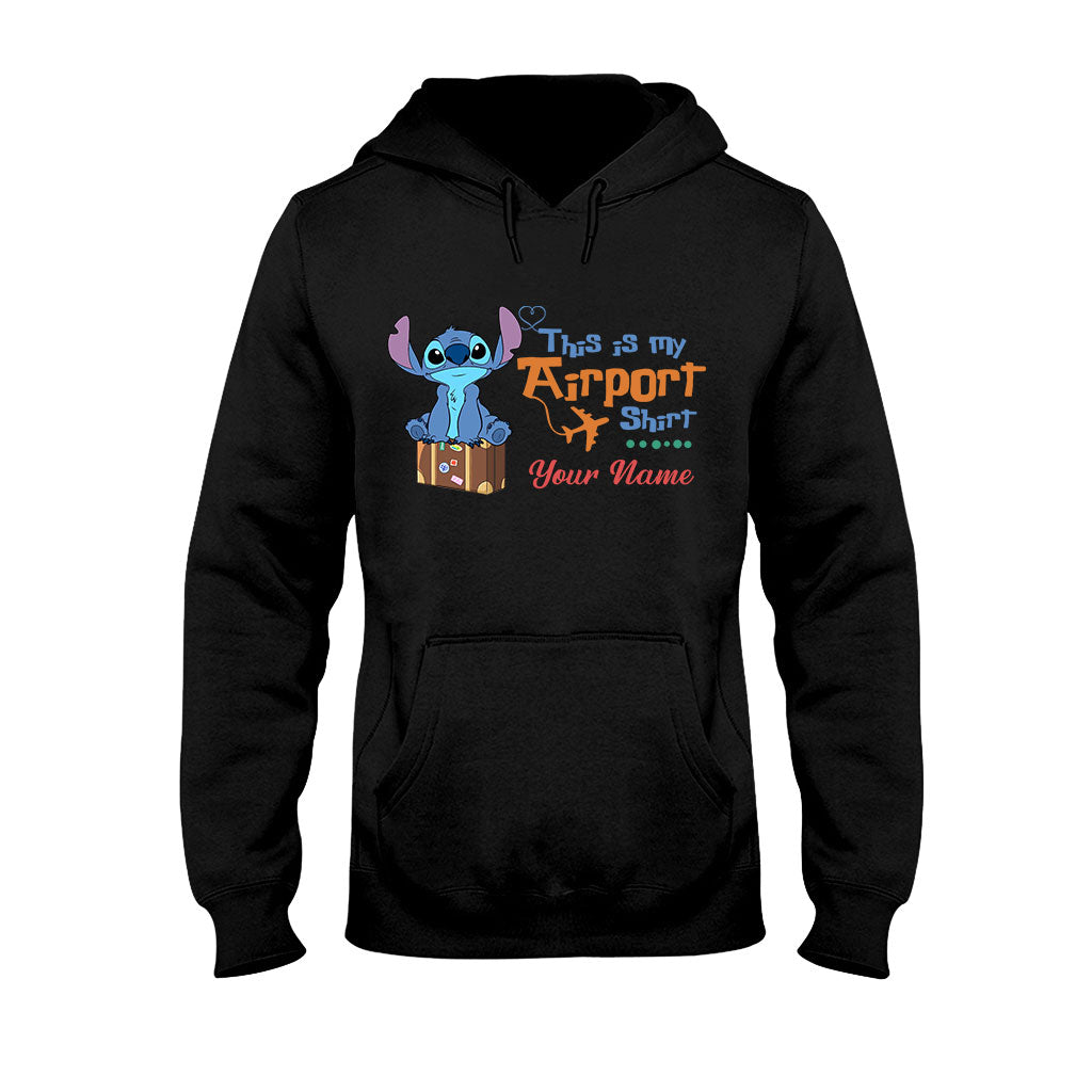 Personalized Ohana Airport T-shirt & Hoodie Custom Name Gift