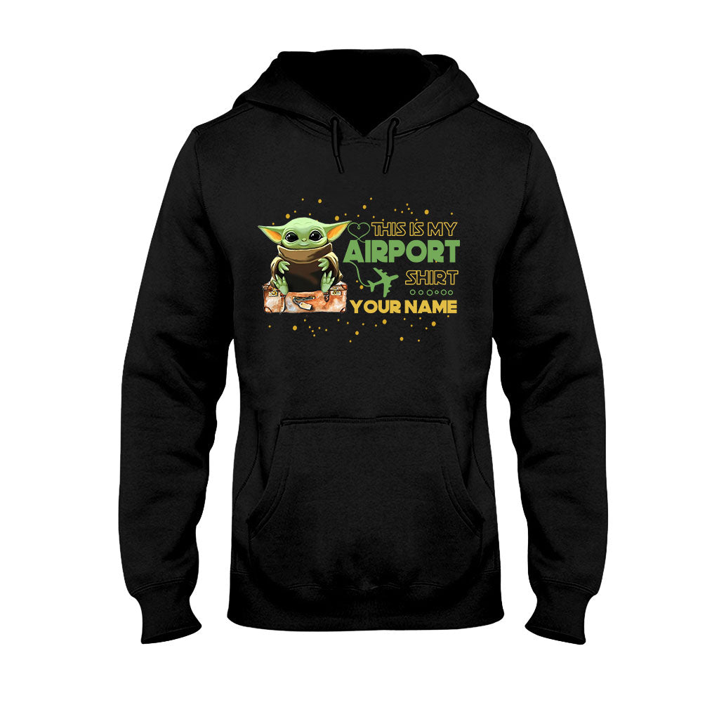 Personalized Airport Shirt Featuring Custom Name T-shirt & Hoodie