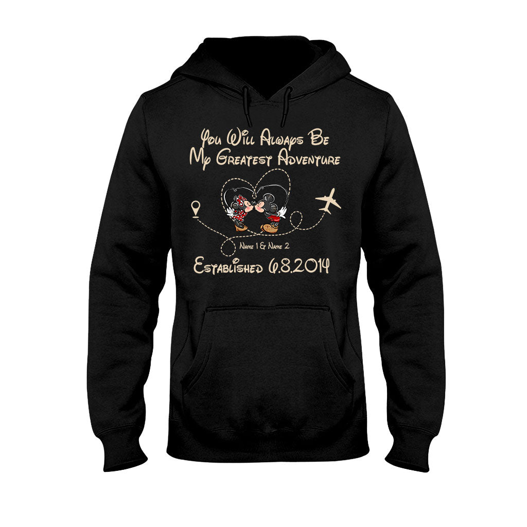 Personalized Couple Mouse T-shirt & Hoodie Gift for Valentine’s Day
