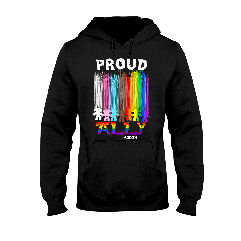 Personalized Proud Ally LGBT T-shirt & Hoodie for Everyone