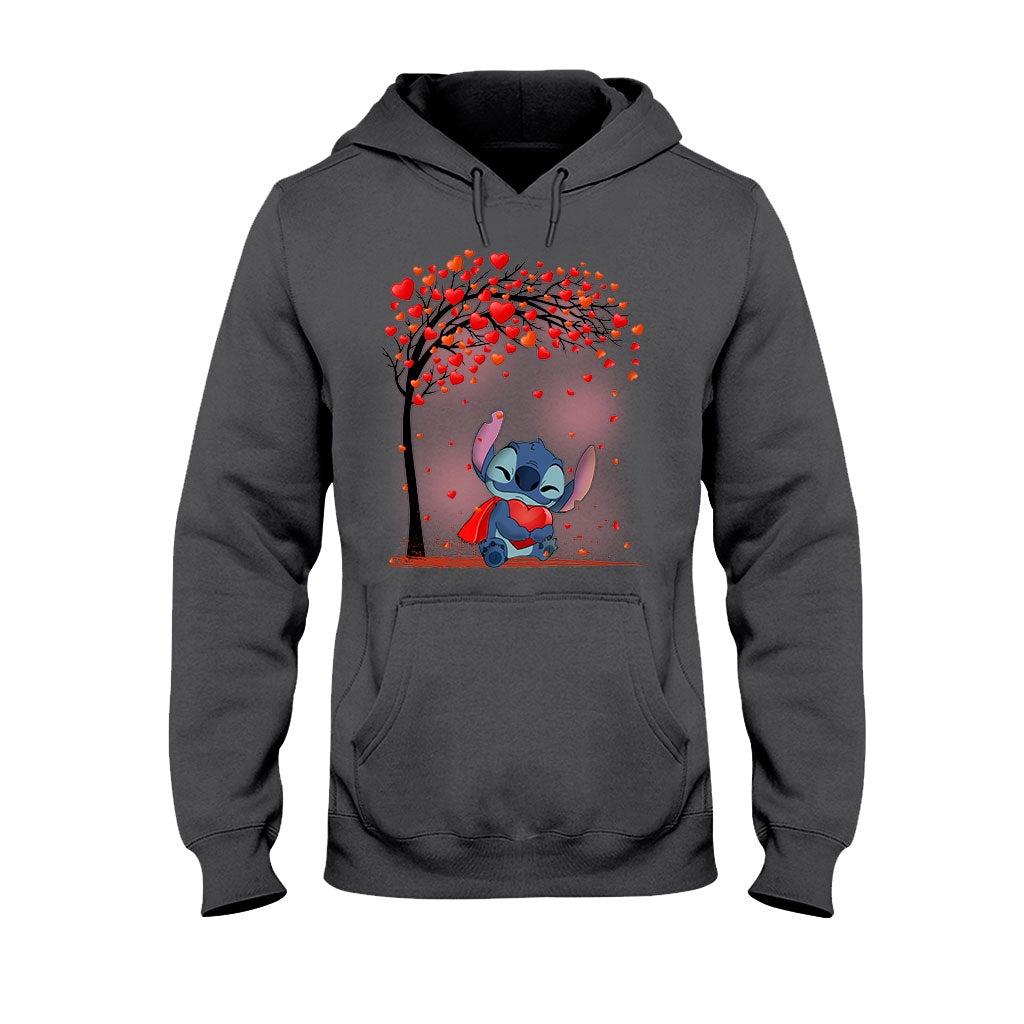 Personalized Couple T-shirt & Hoodie with Custom Names | Unique Romantic Gift