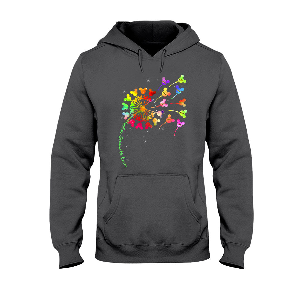 Personalized Happiest Grandma T-Shirt and Hoodie Gift