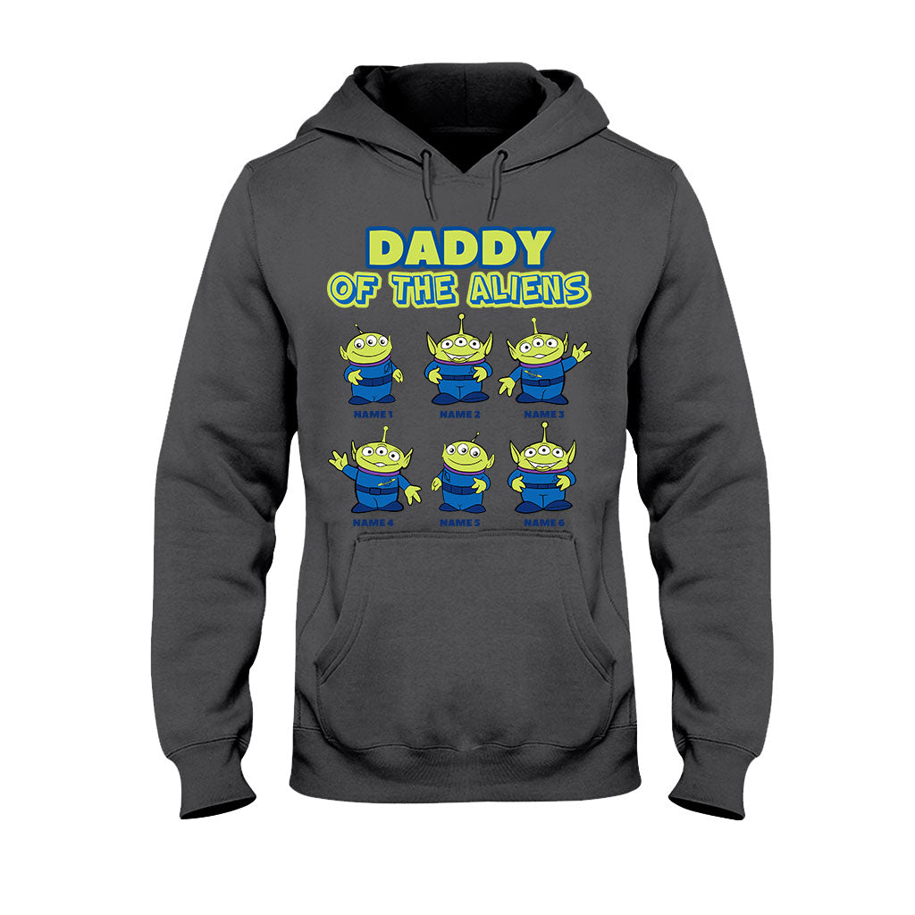 Personalized Daddy Of The Aliens T-Shirt & Hoodie Gift for Dad