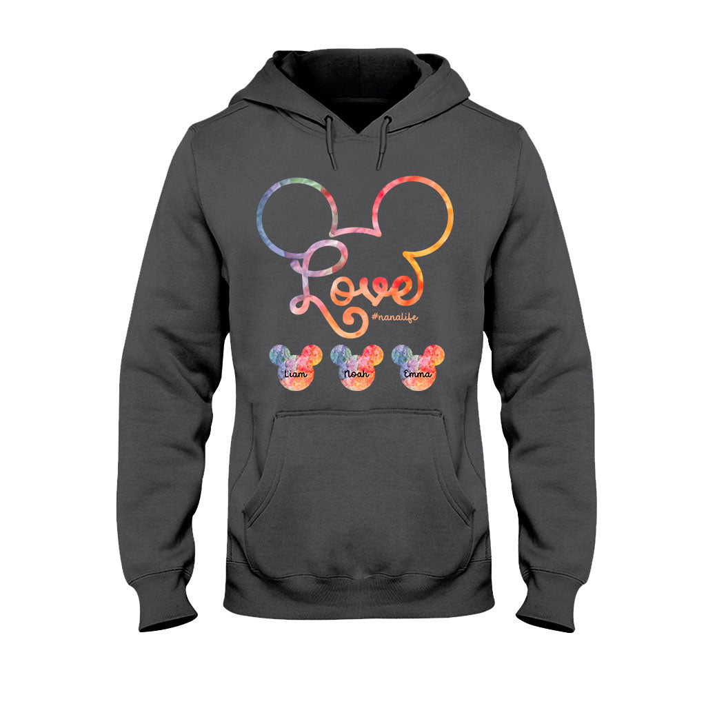 Personalized Grandma T-shirt and Hoodie with Love Design