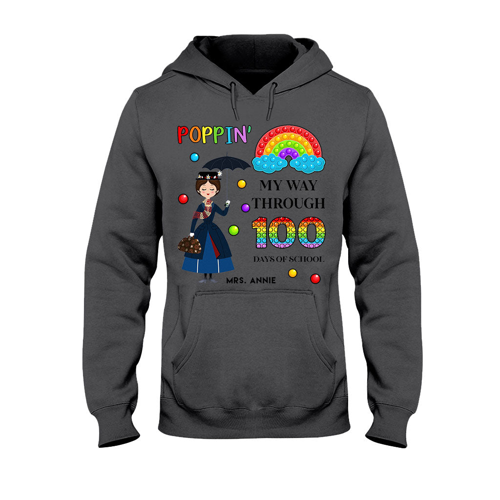 Personalized Teacher T-Shirt 100 Days of School Gift