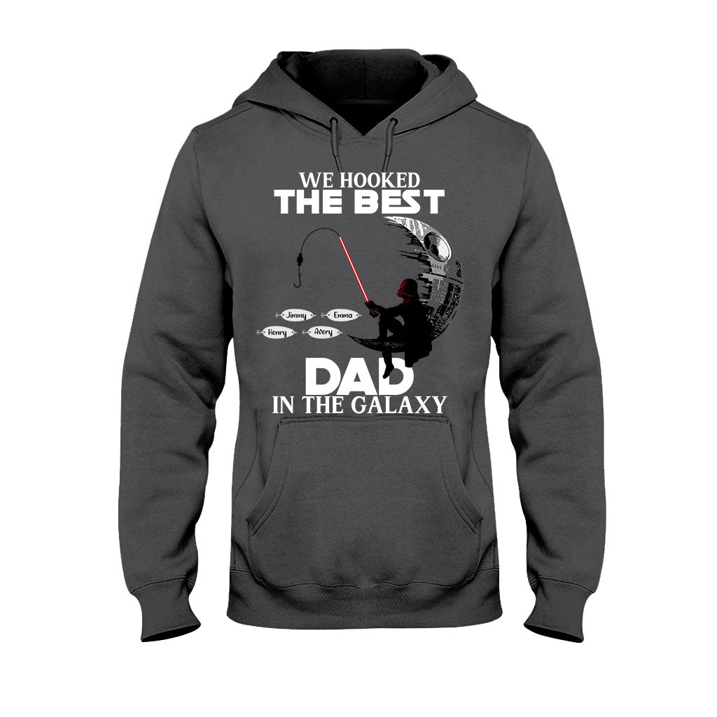 Personalized Fishing T-Shirt & Hoodie for Dad with Custom Names